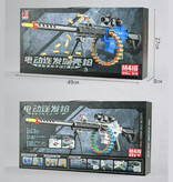 Stuff Certified® Rifle de bala de concha blanda - Modelo M416 - Pistola de juguete - Blanco