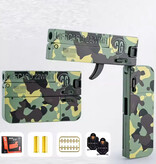 Stuff Certified® Pistola plegable de balas blandas Lifecard - Pistola de juguete - Camuflaje