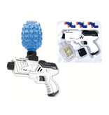 Stuff Certified® Pistolet żelowo-wybuchowy - zabawka z miękkiej skorupy - biały