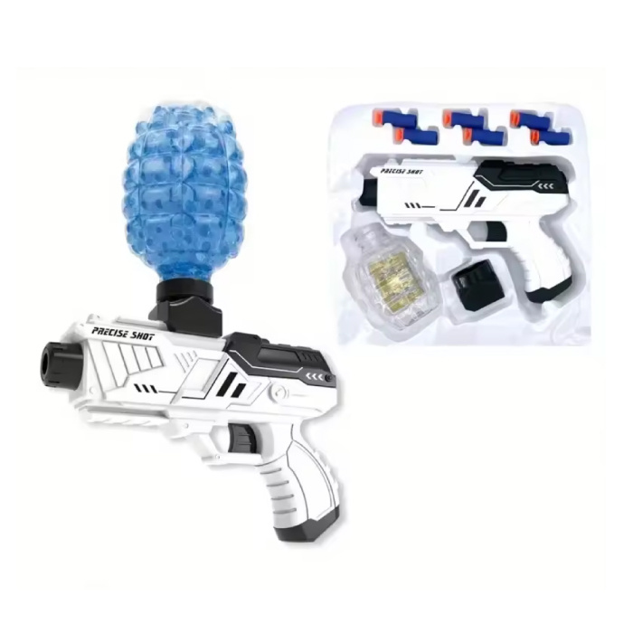 Stuff Certified® Gel Blaster - Giocattolo sparatutto in schiuma con guscio morbido - Bianco