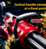 Stuff Certified® Pistola a proiettile morbido - Sentry Rail Gatling Gun modello giocattolo Shell Gun - Rosso