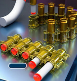 Stuff Certified® Soft Bullet Geweer - Gatling Gun Model Speelgoed Shell Pistool - Goud