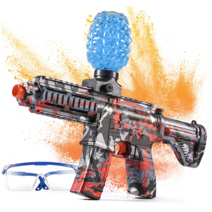Stuff Certified® Gel Ball Blaster - M416 Modell Spielzeug Soft Bullet Gun - Rot