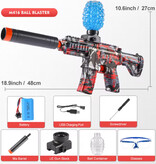 Stuff Certified® Wyrzutnia kulek żelowych - model M416 z miękką pianką - czerwony