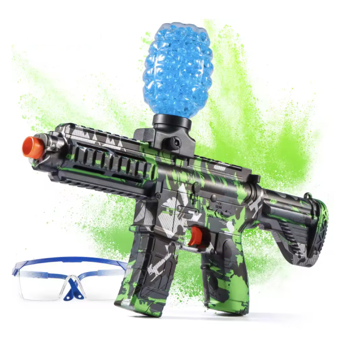 Stuff Certified® Wyrzutnia kulek żelowych - model M416 z miękką pianką - zielony