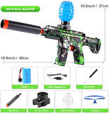 Stuff Certified® Wyrzutnia kulek żelowych - model M416 z miękką pianką - zielony