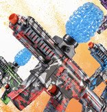 Stuff Certified® Gel Ball Blaster - Modèle M416 - Jouet en mousse souple - Bleu