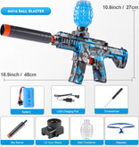 Stuff Certified® Gel Ball Blaster - M416 Modellspielzeug Soft Shell Foam Shooter - Blau