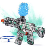 Stuff Certified® Gel Ball Blaster - Modèle M416 - Jouet en mousse à coque souple - Aqua