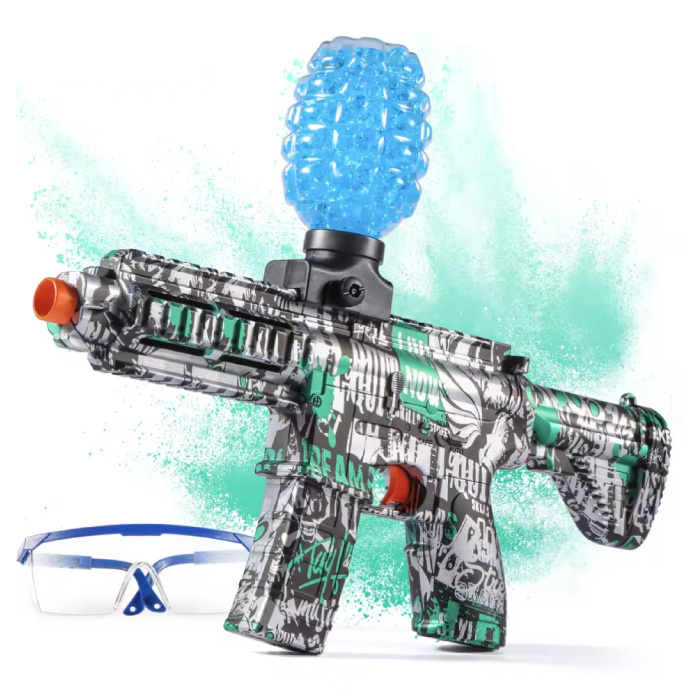 Gel Ball Blaster - M416 Modello Giocattolo Sparatutto in Schiuma con Guscio Morbido - Acqua