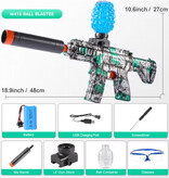 Stuff Certified® Lanzador de bolas de gel - M416 Modelo de juguete de espuma blanda - Aqua