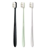 Stuff Certified® Cepillo de dientes ecológico - Limpieza manual ultrafina y suave - Verde