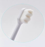 Stuff Certified® Cepillo de dientes ecológico - Limpieza manual ultrafina y suave - Blanco