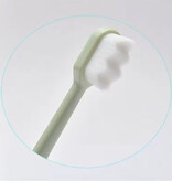 Stuff Certified® Cepillo de dientes ecológico - Limpieza manual ultrafina y suave - Verde
