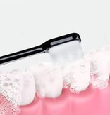 Stuff Certified® Umweltfreundliche Zahnbürste - Ultrafeine, weiche Reinigung, manuell - Schwarz