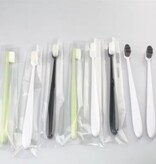 Stuff Certified® Umweltfreundliche Zahnbürste - Ultrafeine, weiche Reinigung, manuell - Schwarz