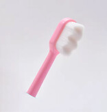 Stuff Certified® Cepillo de dientes ecológico - Limpieza manual ultrafina y suave - Rosa