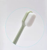 Stuff Certified® Umweltfreundliche Zahnbürste – Ultrafeine, sanfte Reinigung, manuell – Grün