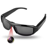 Stuff Certified® Okulary przeciwsłoneczne Kamera - Kamera DVR Rejestrator wideo Okulary HD 1080p - Czarny