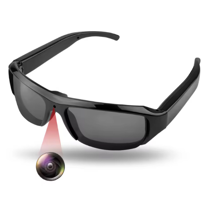 Zonnebril Camcorder - Camera DVR Video Recorder Glasses HD 1080p  - Zwart