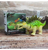 Stuff Certified® Elektryczna Zabawka Dinozaur - Stegozaur Dino Robot - Zielony