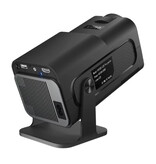 Salange HY320 Mini Projektor - 300 ANSI Lumenów - Odtwarzacz multimedialny do ekranu domowego Beamer - Czarny