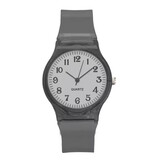 Stuff Certified® Reloj Jelly para mujer - Movimiento de cuarzo - Correa de silicona - Negro