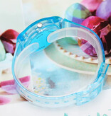 Stuff Certified® Jelly Watch for Women - Quartz Movement Silicone Strap - Light Blue