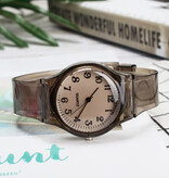 Stuff Certified® Orologio Jelly da donna - Movimento al quarzo Cinturino in silicone - Azzurro