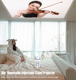 Magcubic Mini proiettore L018 - 650 lumen ANSI - Screen Mirroring Beamer Home Media Player - Bianco