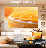 Magcubic Mini proiettore L018 - 650 lumen ANSI - Screen Mirroring Beamer Home Media Player - Bianco