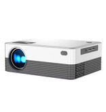 Salange P35 Mini Projektor - 120 ANSI Lumenów - Odtwarzacz multimedialny do ekranu domowego Beamer - Biały