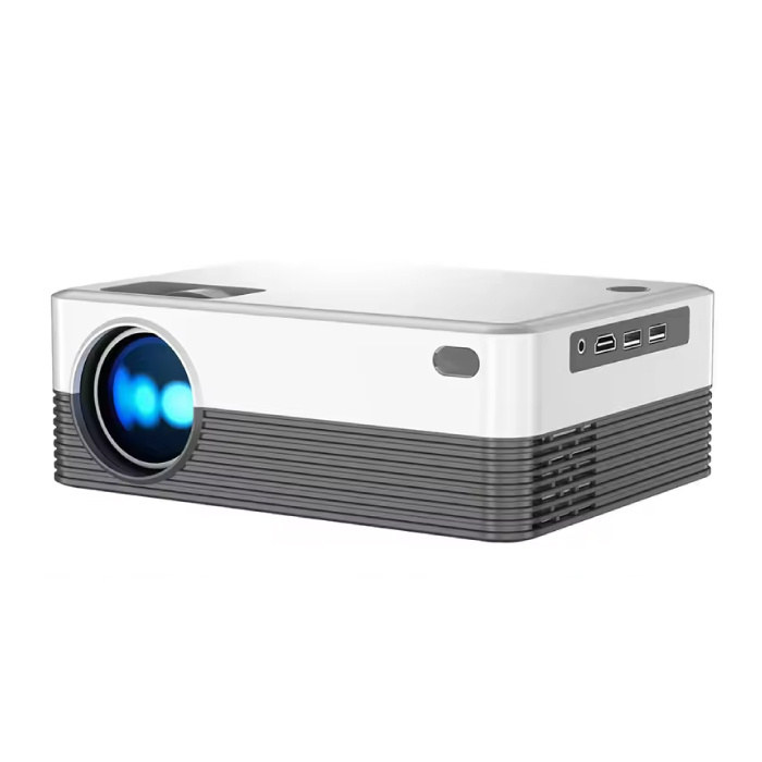 Miniproyector P35 - 120 lúmenes ANSI - Proyector con función de duplicación de pantalla y reproductor multimedia doméstico - Blanco
