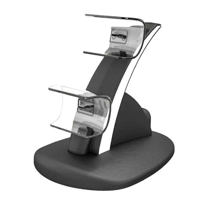 TECTINTER Ladestation für PlayStation 5 Controller - PS5 Ladedock Dual Ladestation - Schwarz