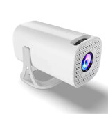 Salange Proyector S40 Max - 8000 lúmenes - Android 11 - Duplicación de pantalla - Reproductor multimedia para el hogar - Blanco