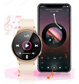 Lige Smart Watch 6 - 1.44" Screen - Sports Health Tracker Watch Smartwatch - Silicone Strap - Black