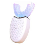 BALASHOV Brosse à dents sonique de type U - Tête électrique en silicone 360° - Blanche