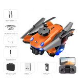 Kmoist Dron RC M2s con cámara dual 8K - Cuadricóptero WiFi con función de evasión de obstáculos - Naranja