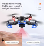 Kmoist Dron RC M2s con cámara dual 8K - Cuadricóptero WiFi con función de evasión de obstáculos - Negro
