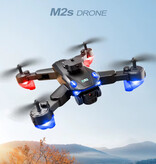 Kmoist Dron RC M2s con cámara dual 8K - Cuadricóptero WiFi con función de evasión de obstáculos - Negro