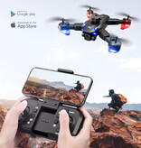 Kmoist Dron RC M2s con cámara dual 8K - Cuadricóptero WiFi con función de evasión de obstáculos - Negro