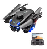 Kmoist Dron RC M2s con cámara dual 8K - Cuadricóptero WiFi con función de evasión de obstáculos - Negro