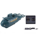 Stuff Certified® RC Submarine ze Zdalnym Sterowaniem - Wodoodporna Zabawka Łódź Podwodna - Niebieski