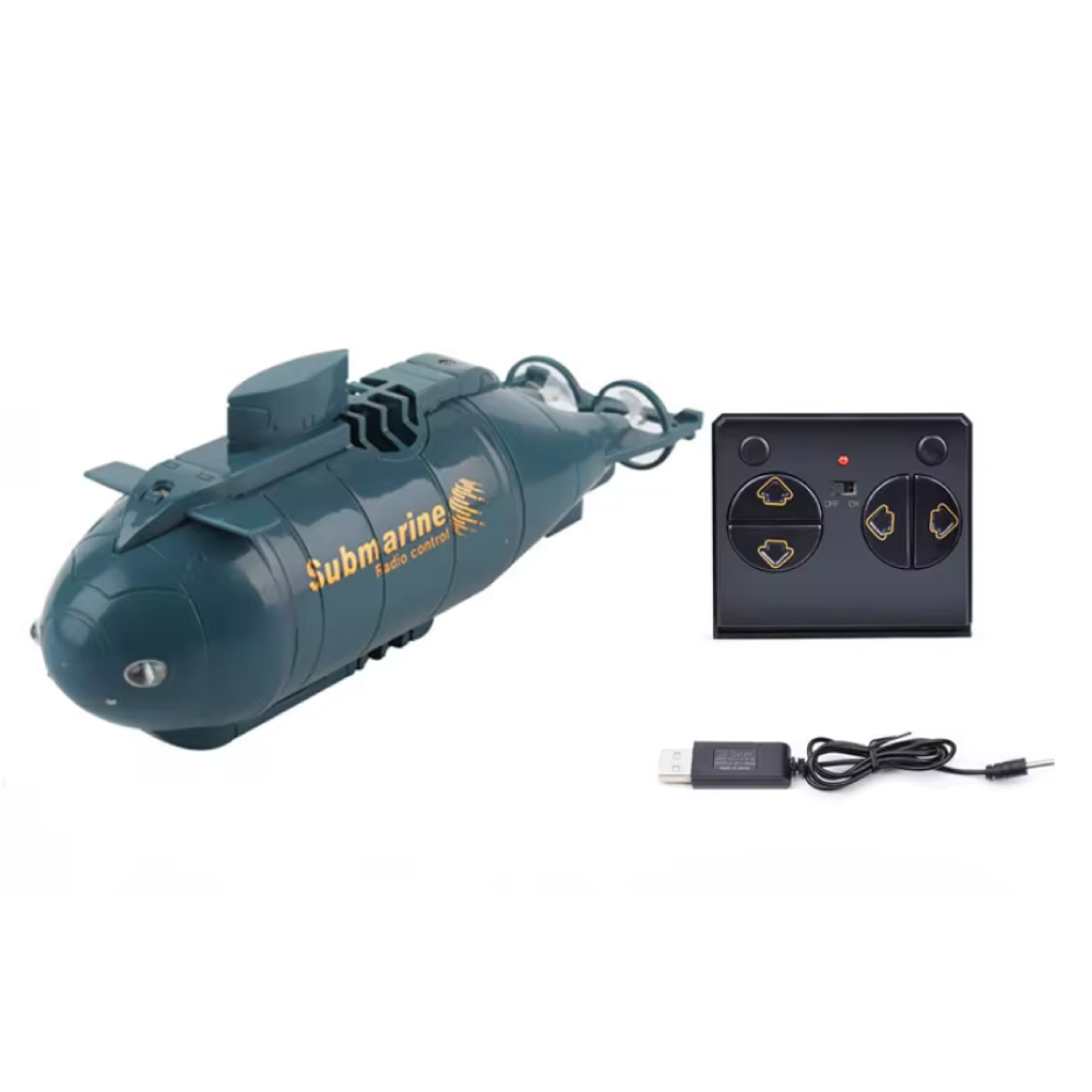 Stuff Certified® RC Submarine ze Zdalnym Sterowaniem - Wodoodporna Zabawka Łódź Podwodna - Niebieski