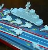 Kmoist RC Mini Vliegdekschip met Afstandsbediening - Elektrisch Speelgoed Boot Schip Waterdicht