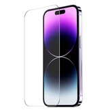 Stuff Certified® Protector de pantalla para iPhone 16 (paquete de 4) - Película de vidrio templado