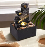Minideal Zen Sier Waterval met Keien - Feng Shui Fontein Decor