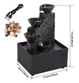 Minideal Zen Sier Waterval met Keien - Feng Shui Fontein Decor