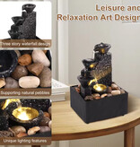 Minideal Zen Sier Waterval met Keien - Feng Shui Fontein Decor