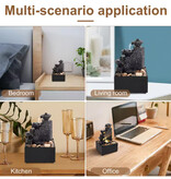 Minideal Zen Sier Waterval met Keien - Feng Shui Fontein Decor